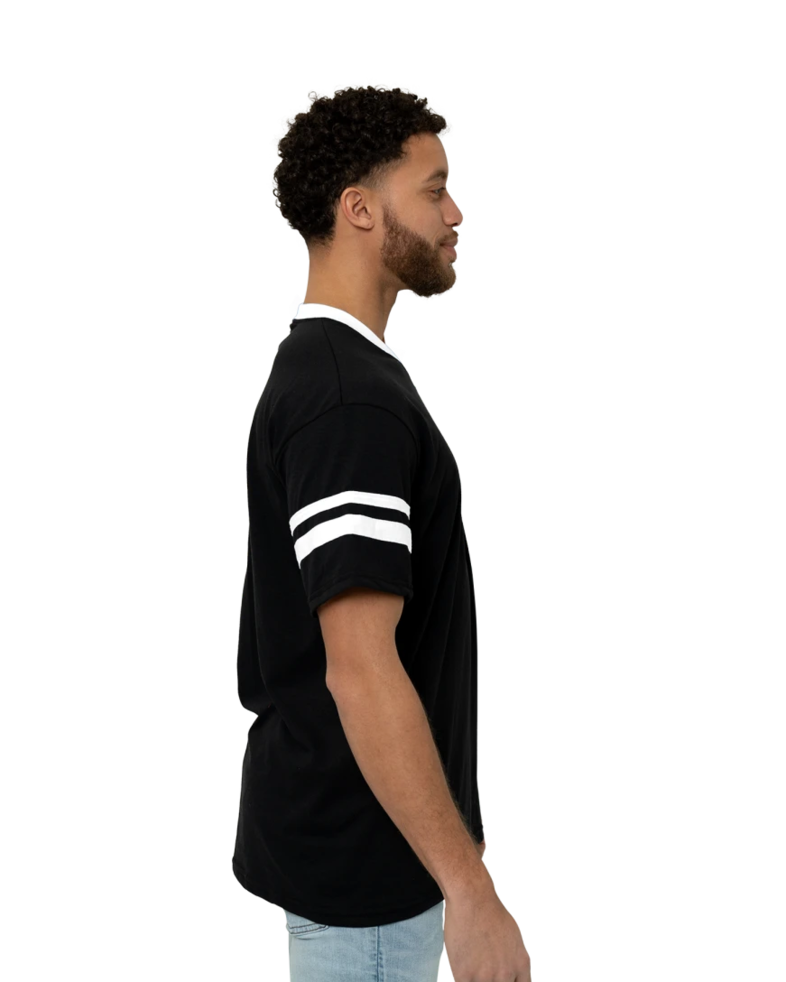 Custom Augusta 360 Striped T-Shirt, Cotton Blend